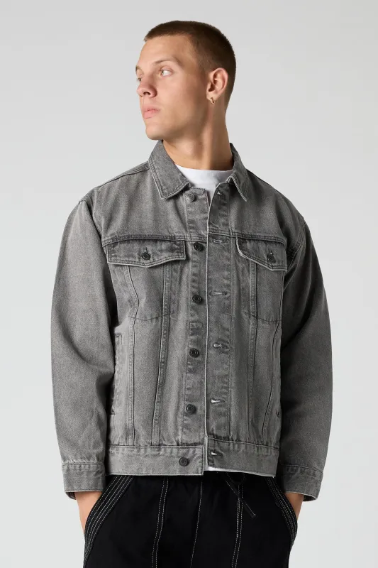 Relaxed Denim Trucker Jacket sold by Urban Planet