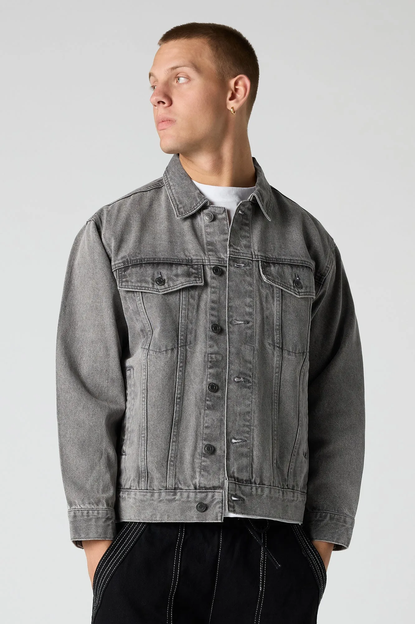 Relaxed Denim Trucker Jacket sold by Urban Planet