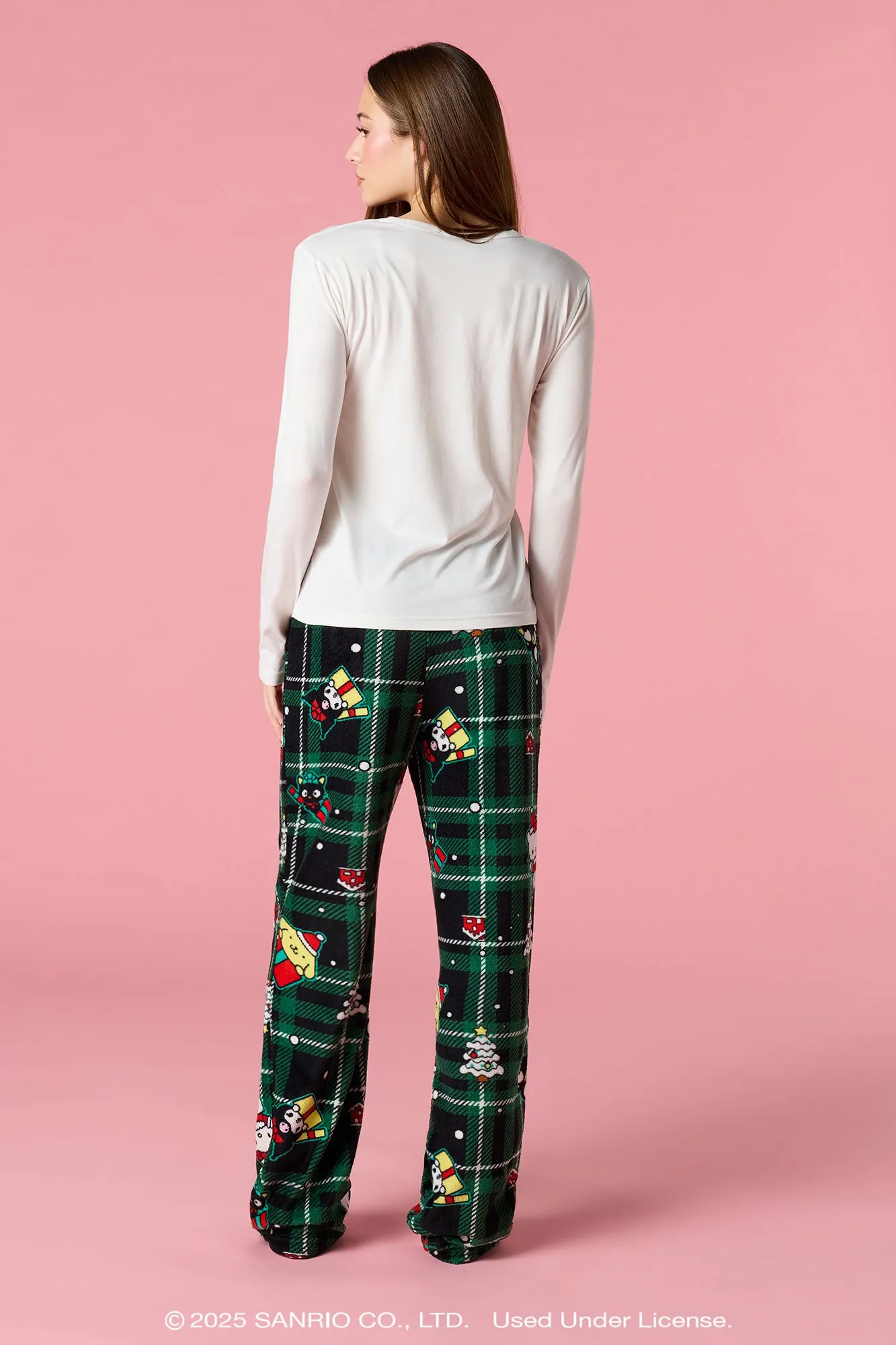 Hello Kitty® and Friends Womens Christmas Pajama Set sold by Urban Planet product image thumbnail 4