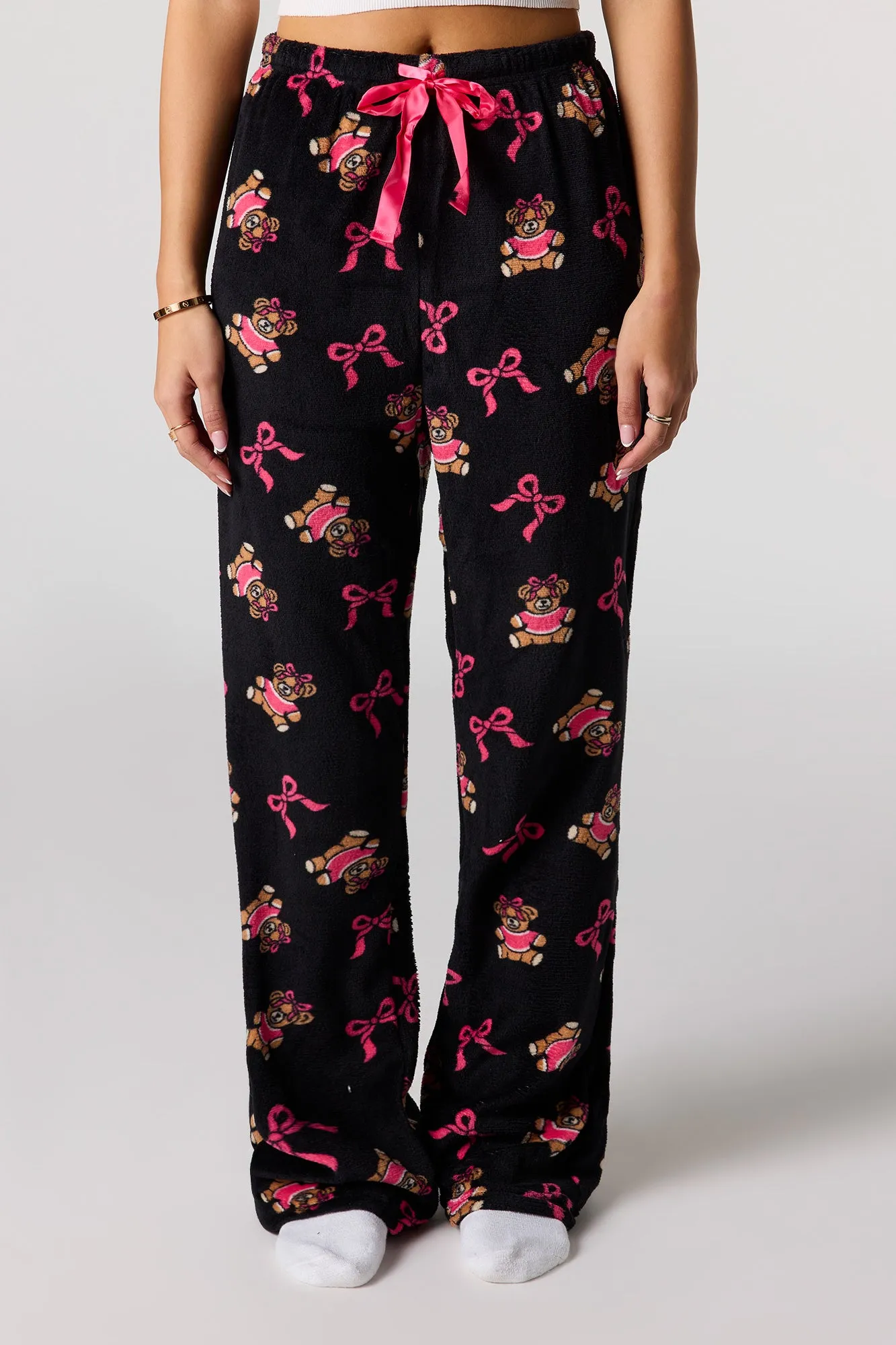 Print Plush Pajama Pant sold by Urban Planet product image thumbnail 5