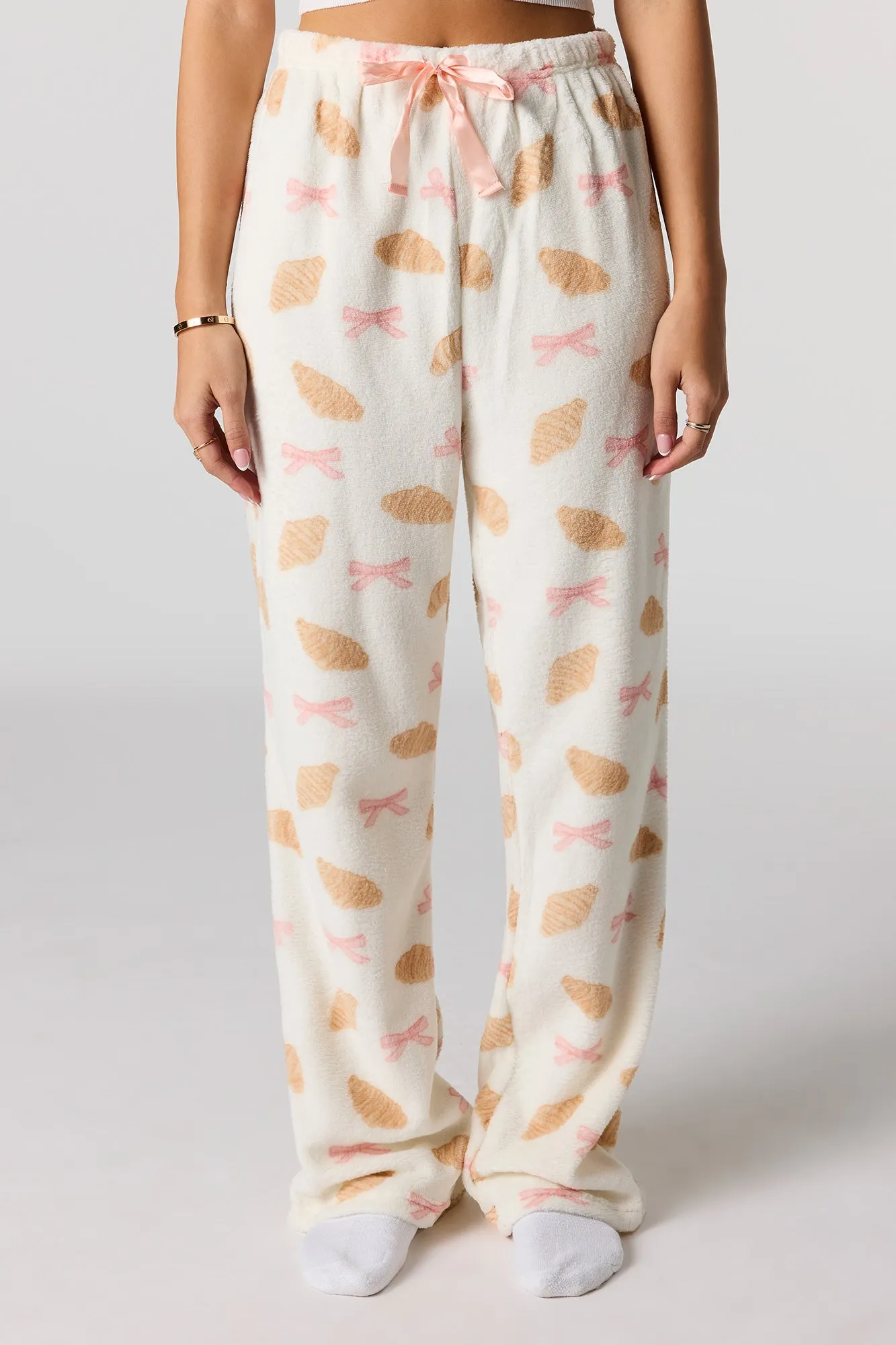 Print Plush Pajama Pant sold by Urban Planet product image thumbnail 2