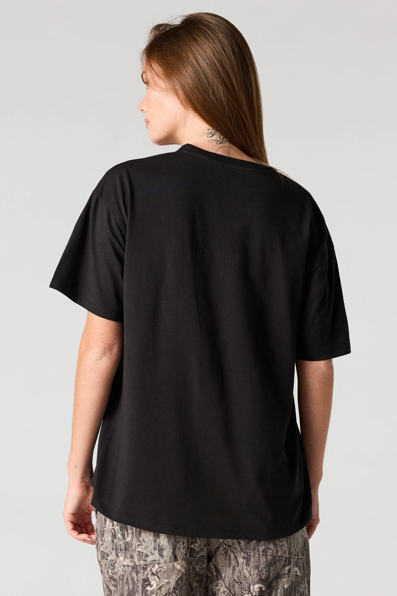 Wednesday Graphic Boyfriend T-Shirt sold by Urban Planet product image thumbnail 2