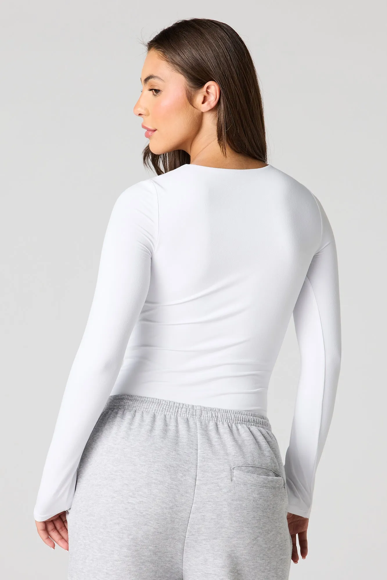 Contour Long Sleeve Bodysuit sold by Urban Planet product image thumbnail 2