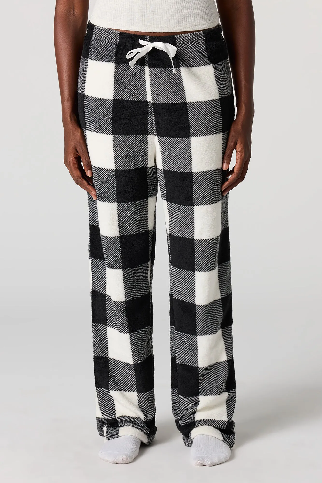 Printed Plush Pajama Pant sold by Urban Planet product image thumbnail 5