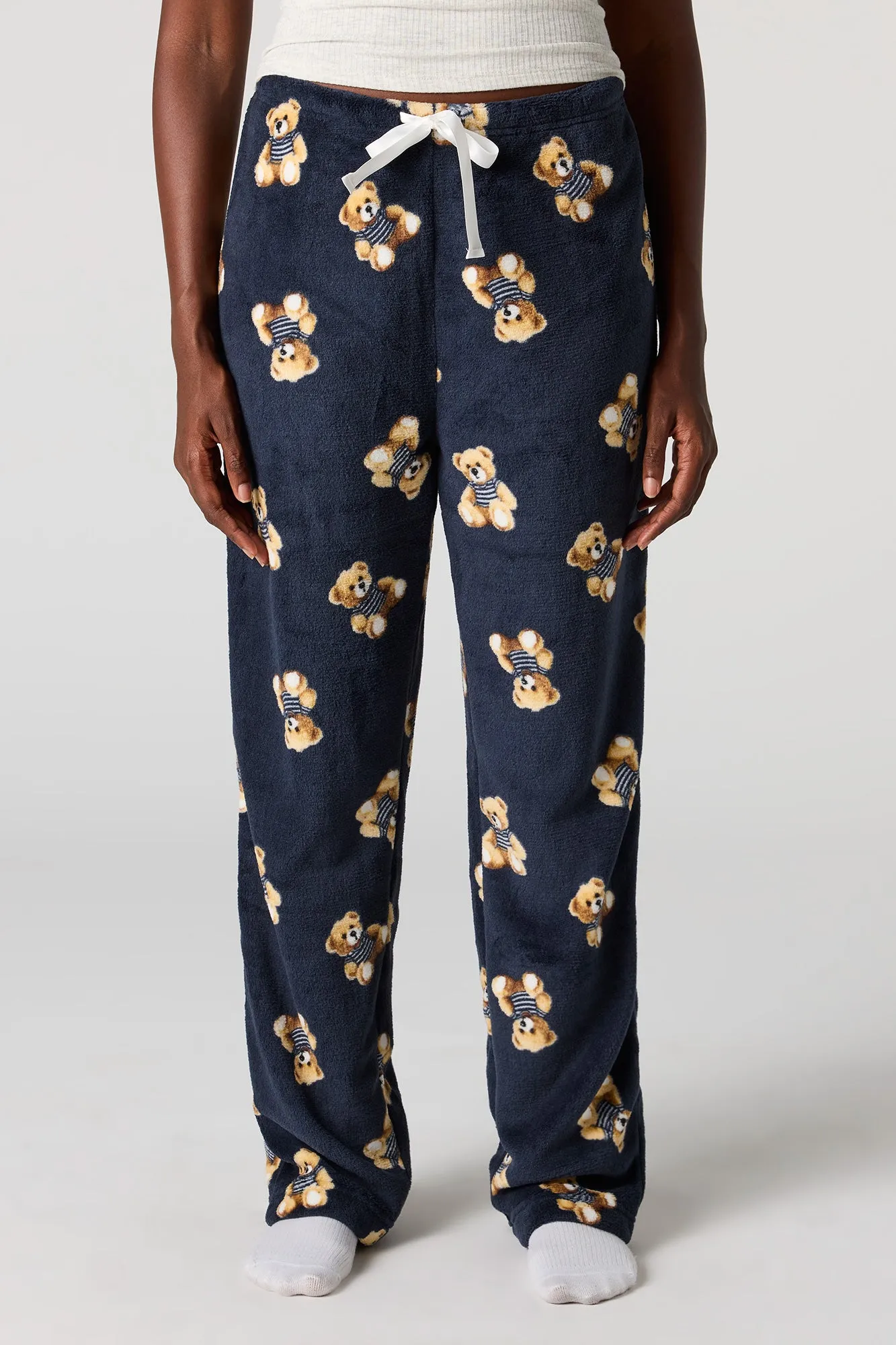Printed Plush Pajama Pant sold by Urban Planet product image thumbnail 2