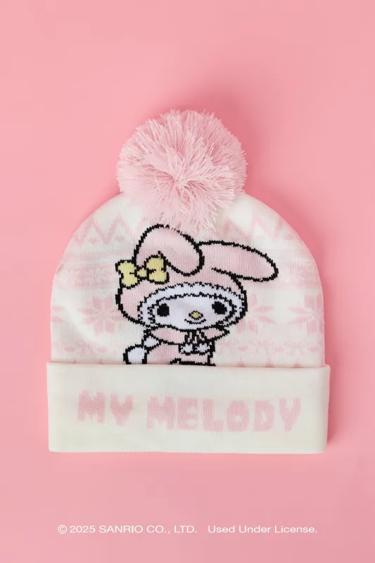 My Melody™ Jacquart Knit Beanie sold by Urban Planet