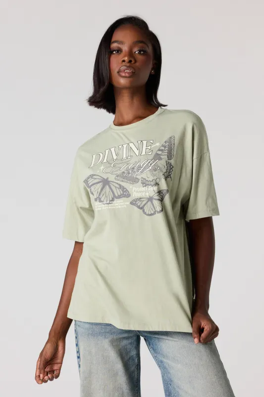 Oversized Mystic Graphic T-Shirt sold by Urban Planet