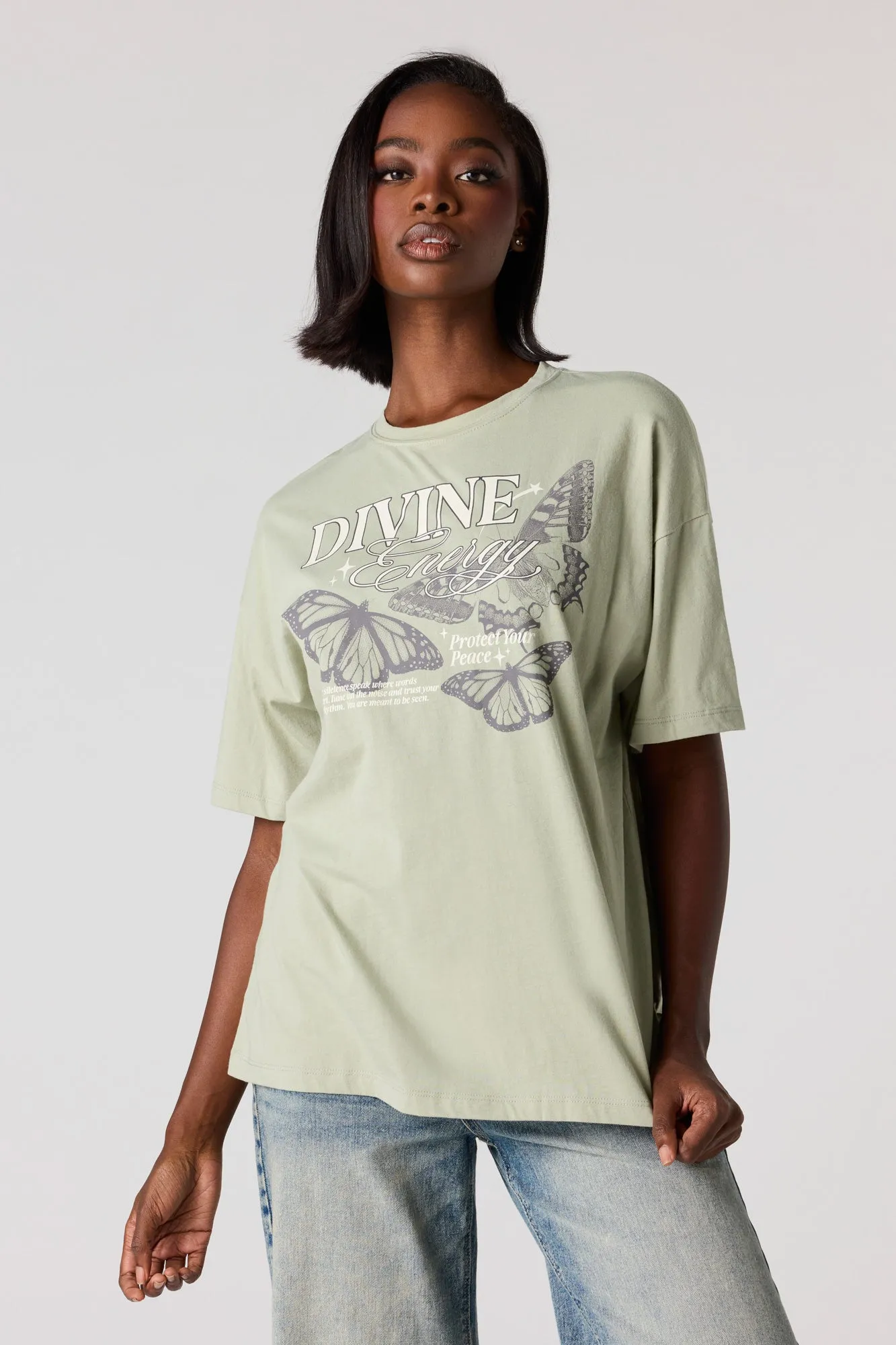 Oversized Mystic Graphic T-Shirt sold by Urban Planet