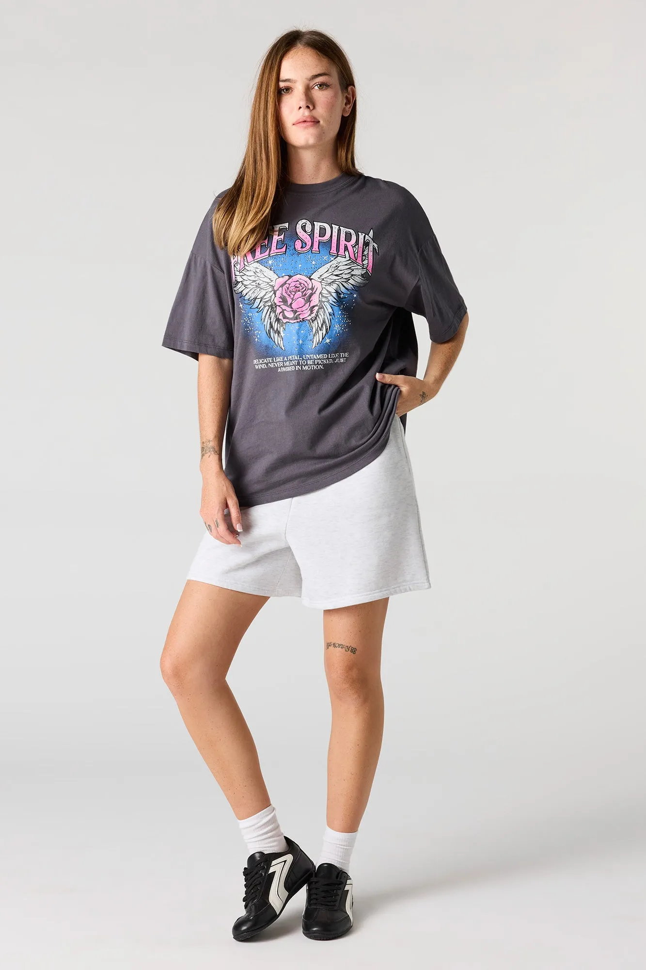 Graphic Oversized Boyfriend T-Shirt sold by Urban Planet product image thumbnail 4