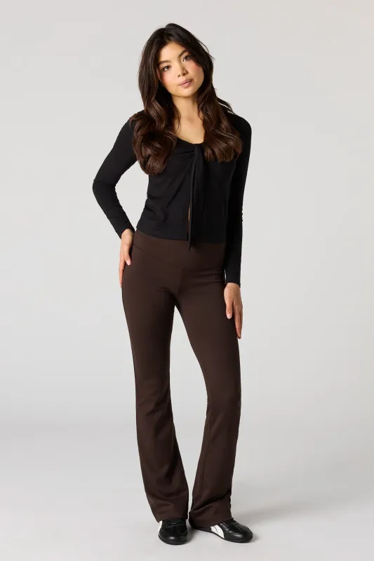 Wide Waist Flare Legging sold by Urban Planet