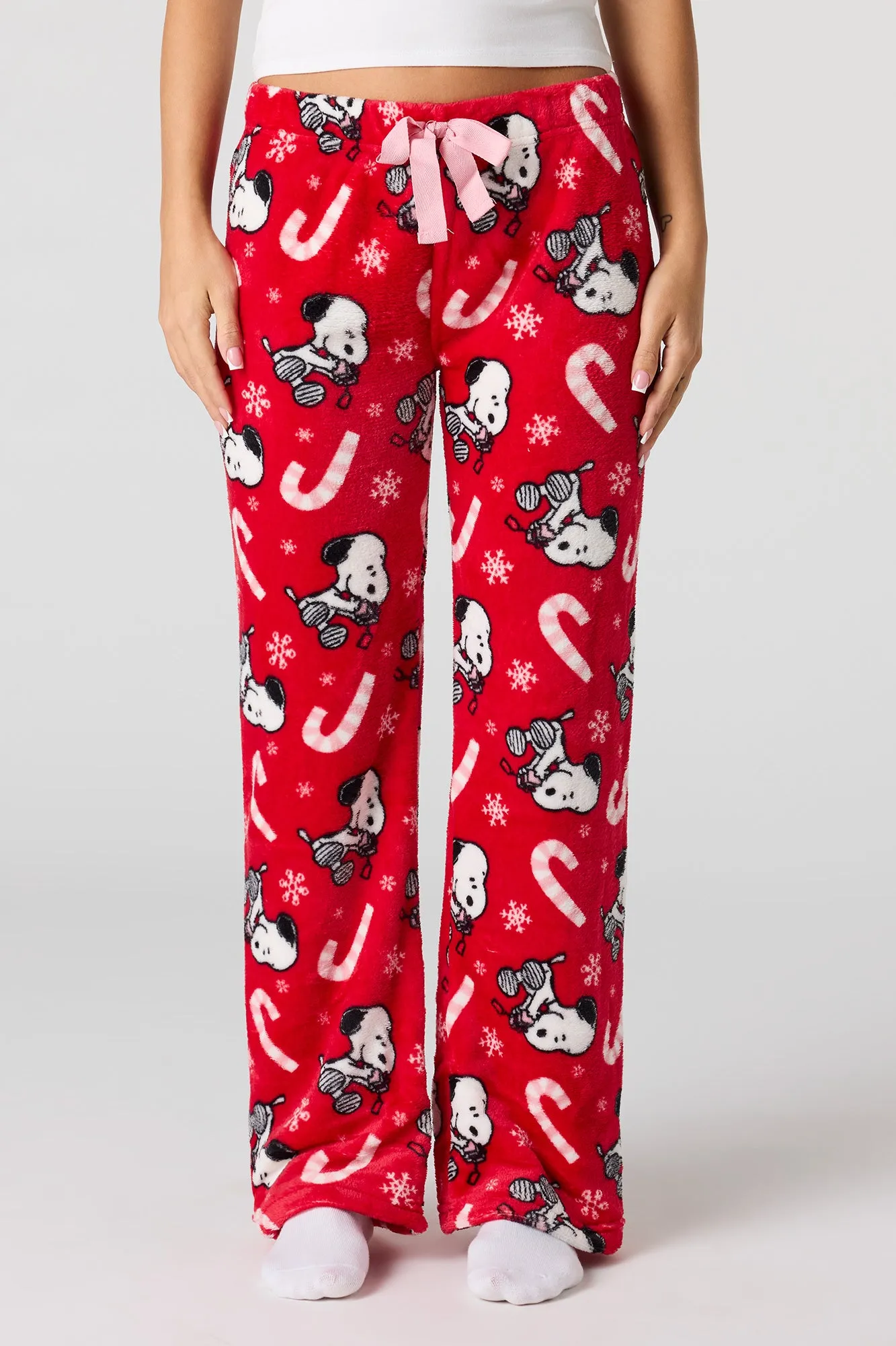 Holiday Printed Plush Pajama Pant sold by Urban Planet product image thumbnail 2