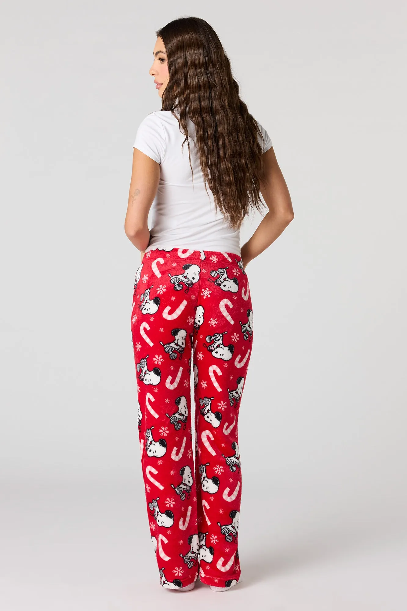 Holiday Printed Plush Pajama Pant sold by Urban Planet product image thumbnail 3