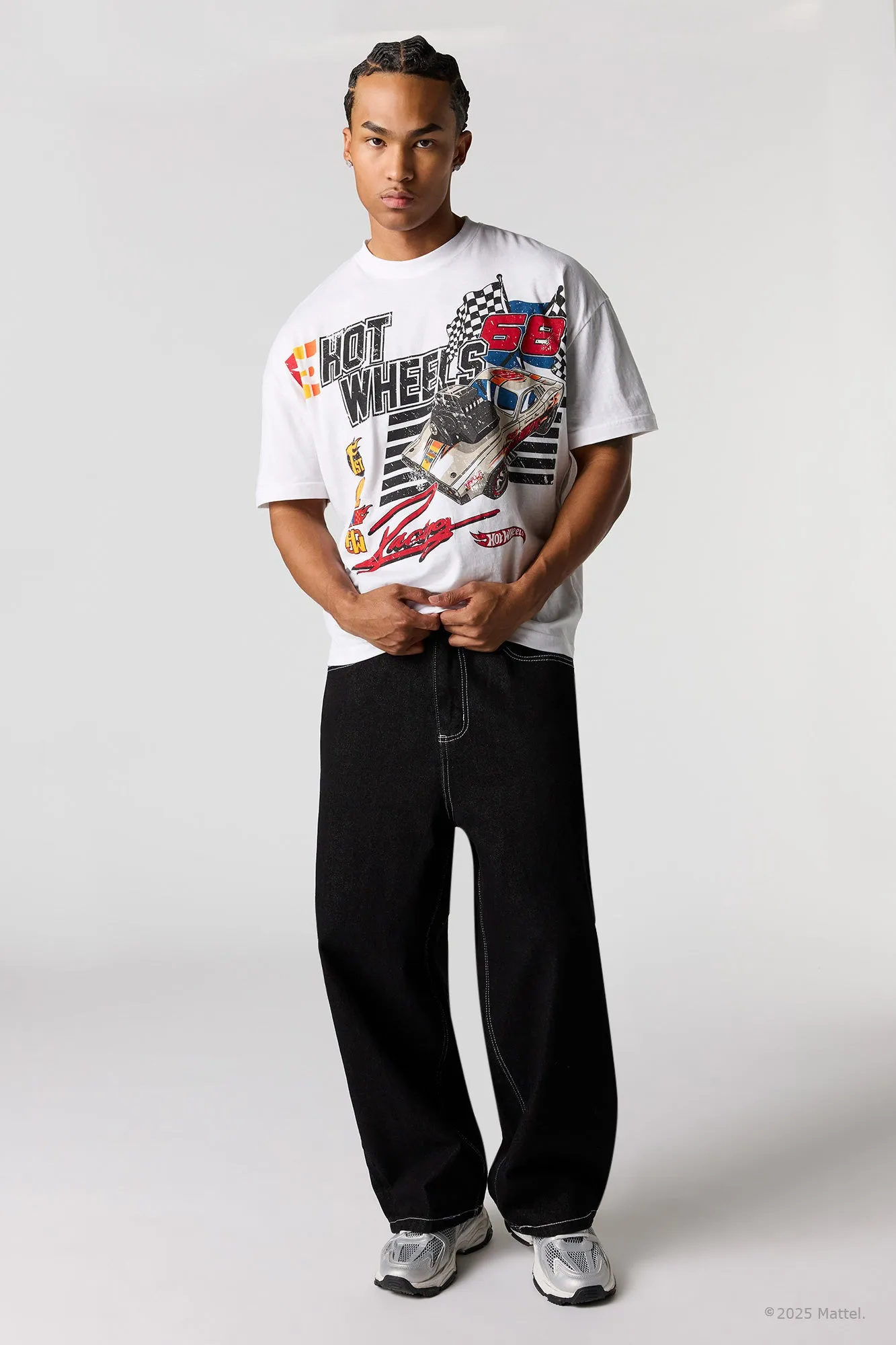 Hot Wheels™ 68 Graphic Relaxed T-Shirt sold by Urban Planet product image thumbnail 3