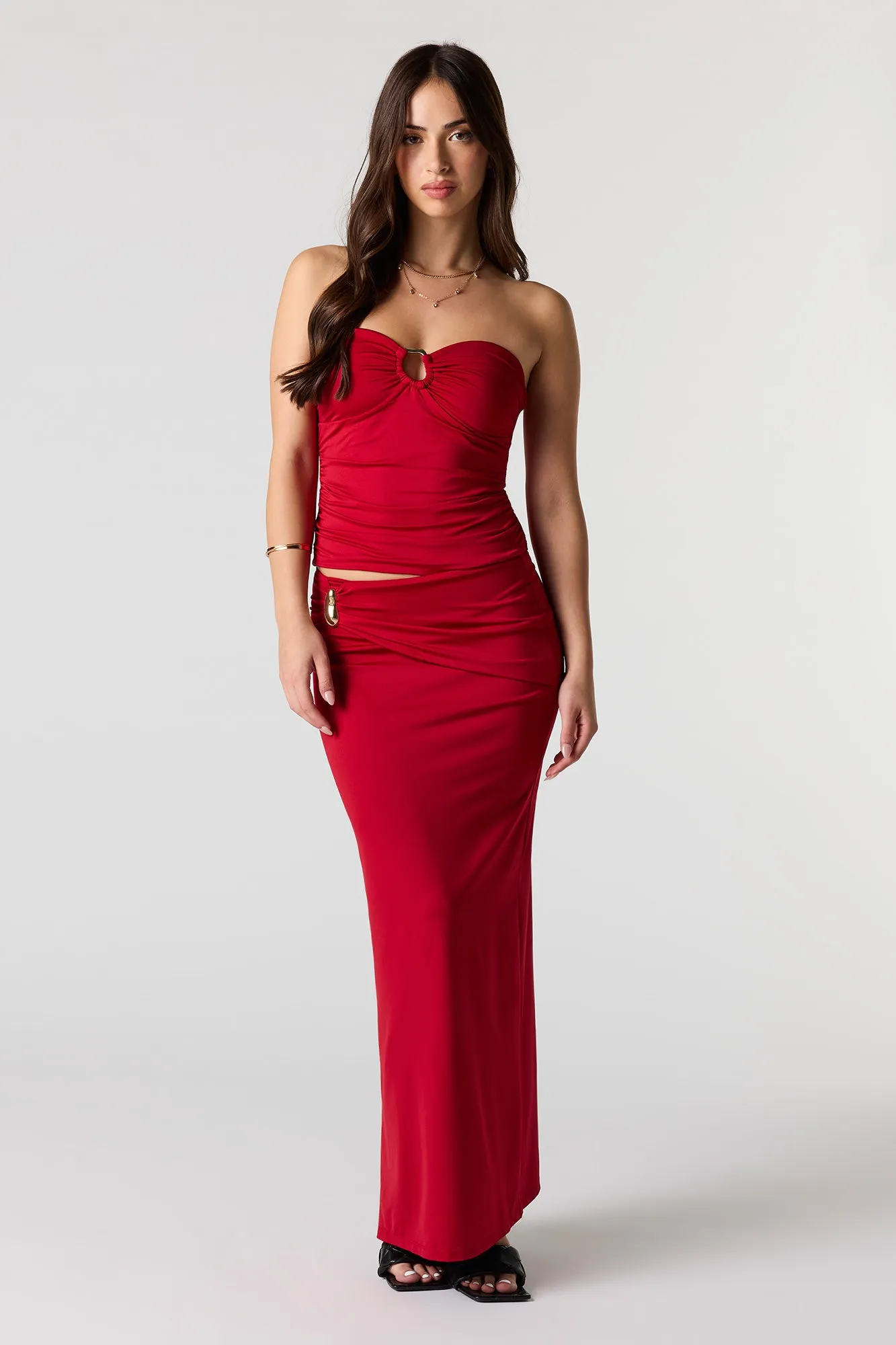 Contour Metal Accent Tube Top sold by Urban Planet product image thumbnail 3