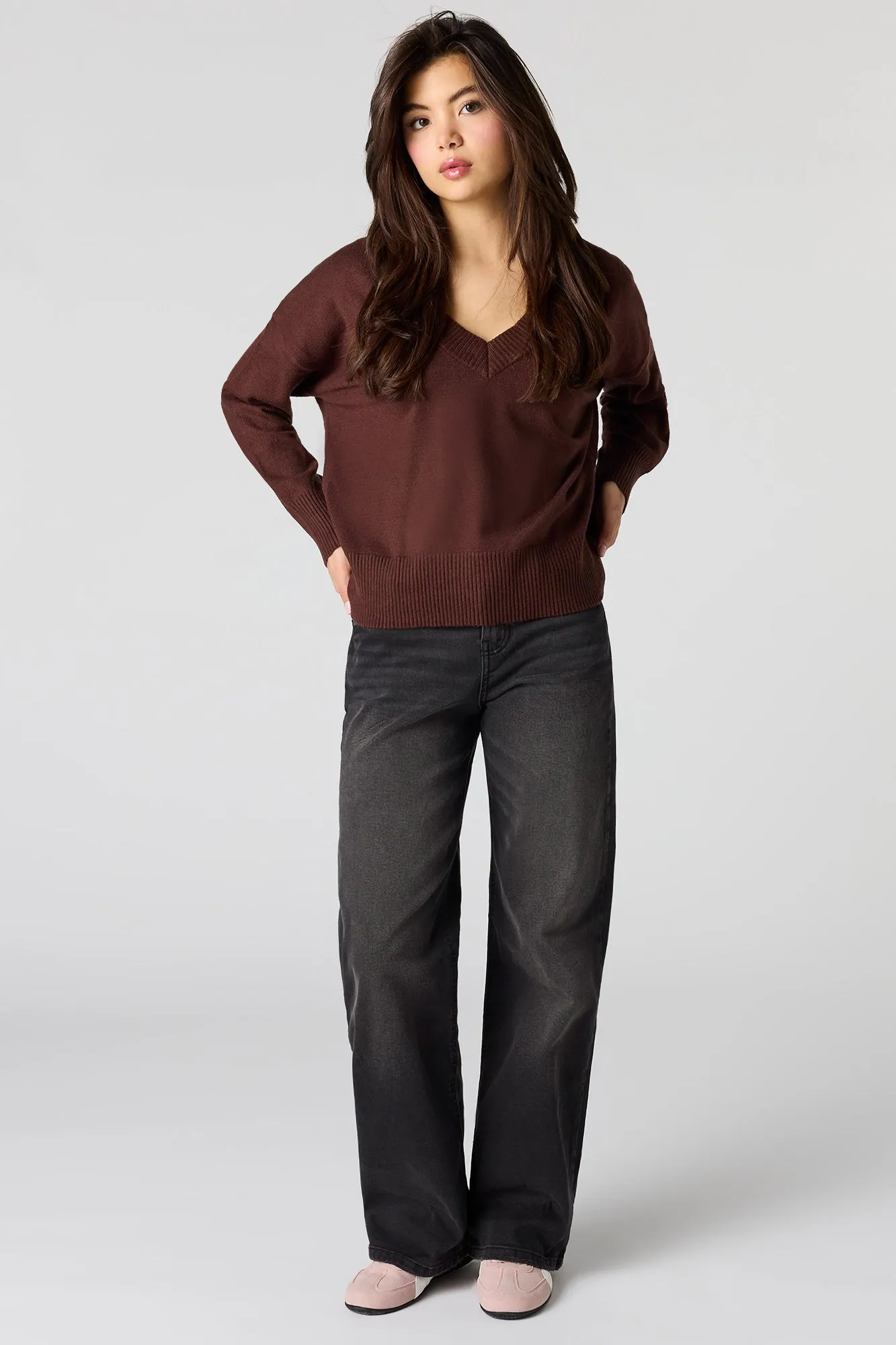 Stretch Baggy Washed Black Jean sold by Urban Planet