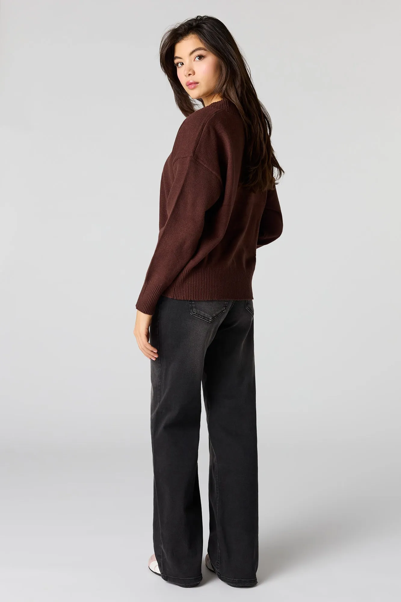 Stretch Baggy Washed Black Jean sold by Urban Planet product image thumbnail 3