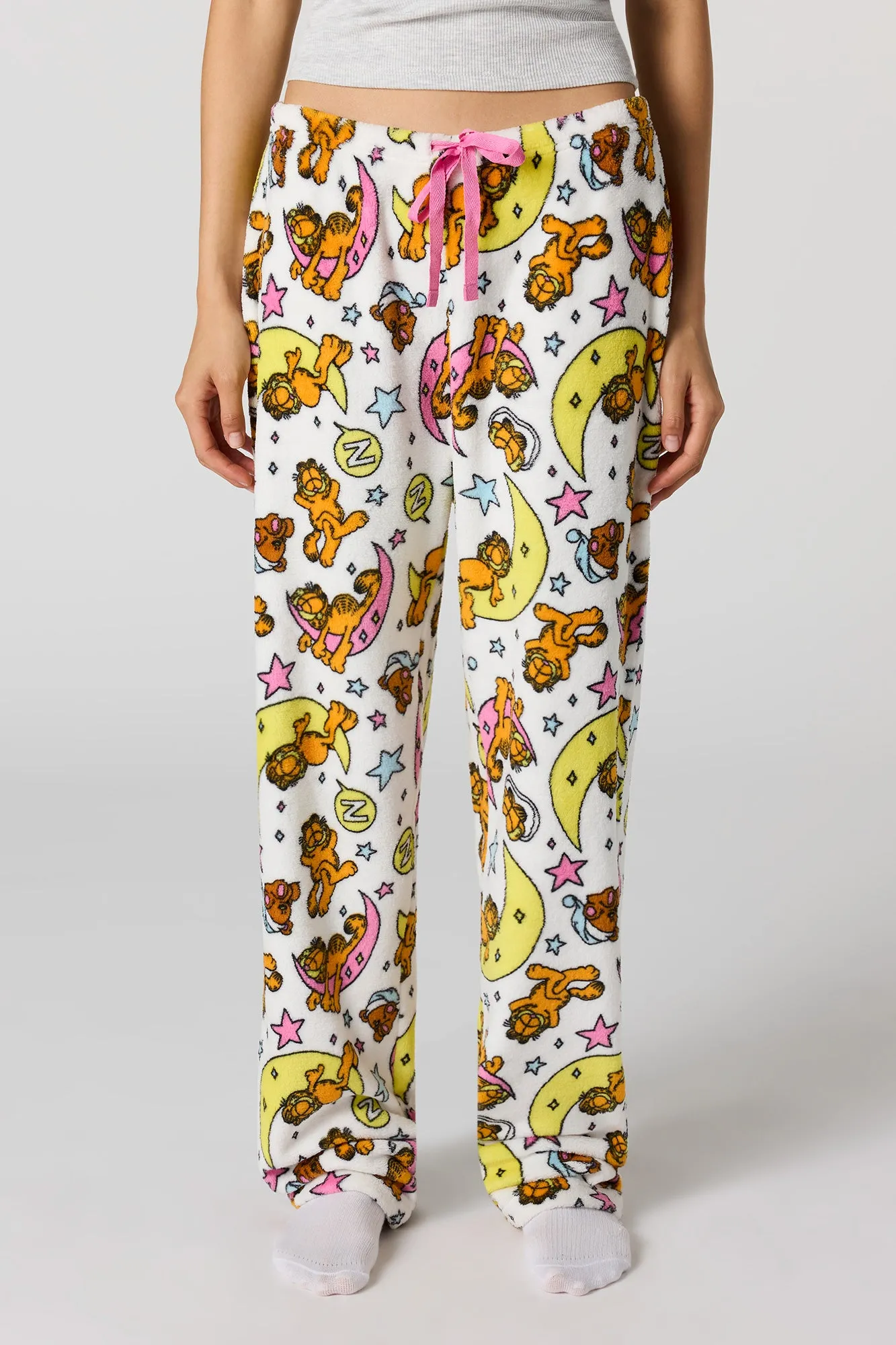 Iconic Print Plush Pajama Pant sold by Urban Planet product image thumbnail 5