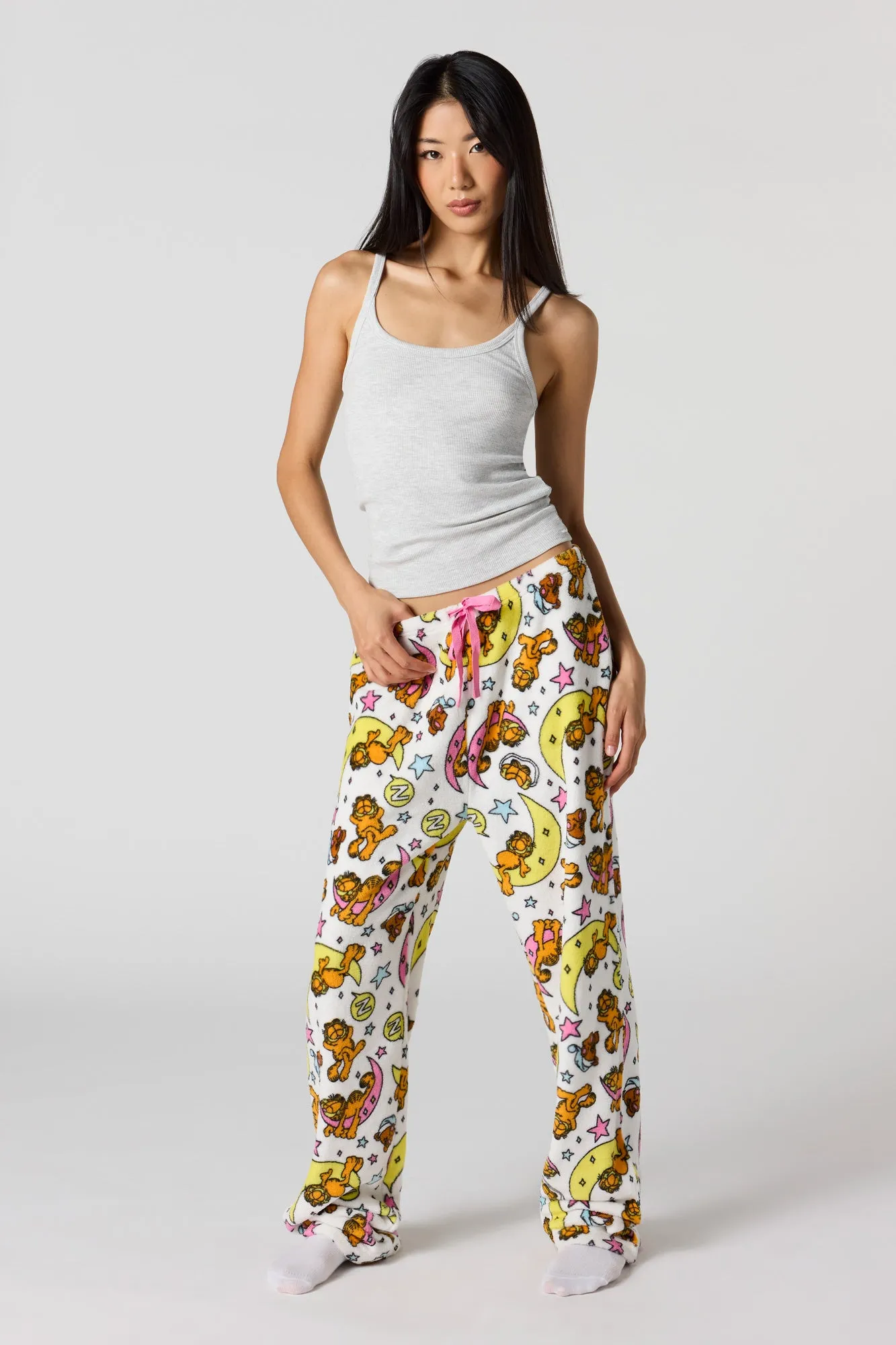 Iconic Print Plush Pajama Pant sold by Urban Planet product image thumbnail 4