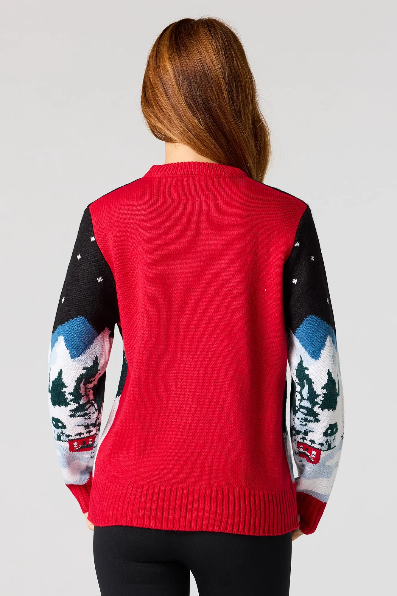 Skiing Santa Christmas Sweater sold by Urban Planet product image thumbnail 2