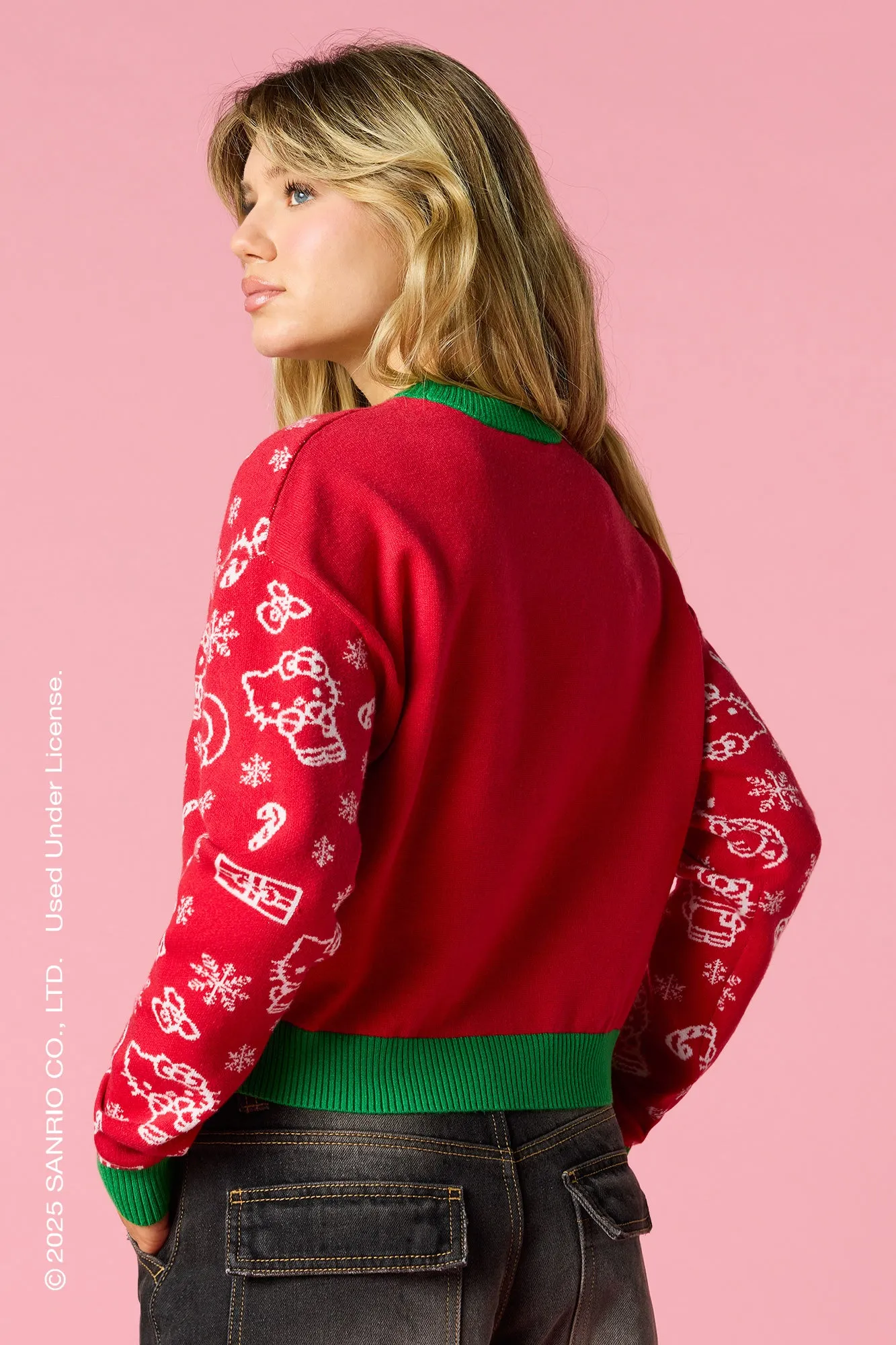 Hello Kitty® Snow Globe Christmas Sweater sold by Urban Planet product image thumbnail 2