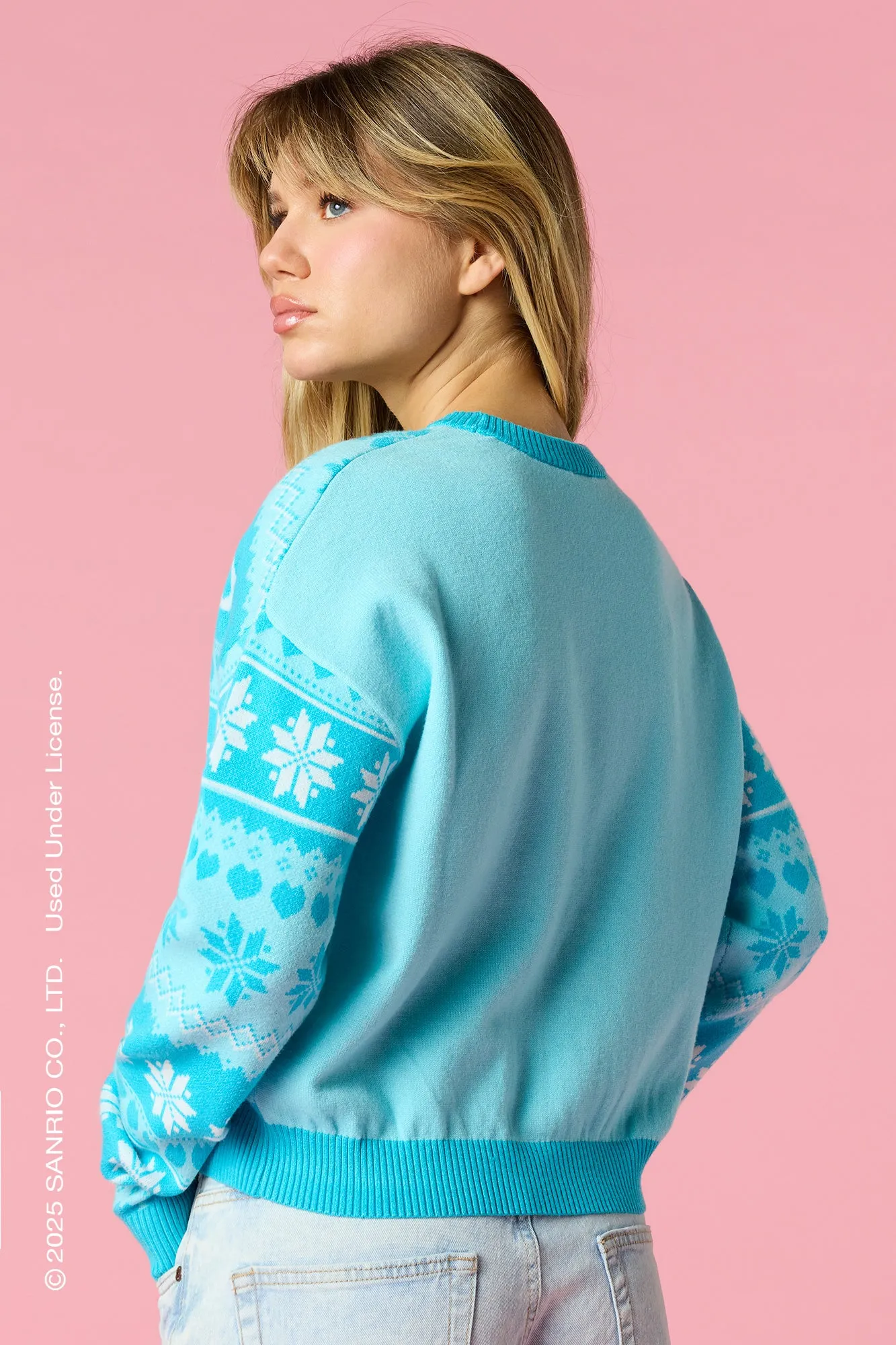 Kuromi™ & My Melody™ Christmas Sweater sold by Urban Planet product image thumbnail 2
