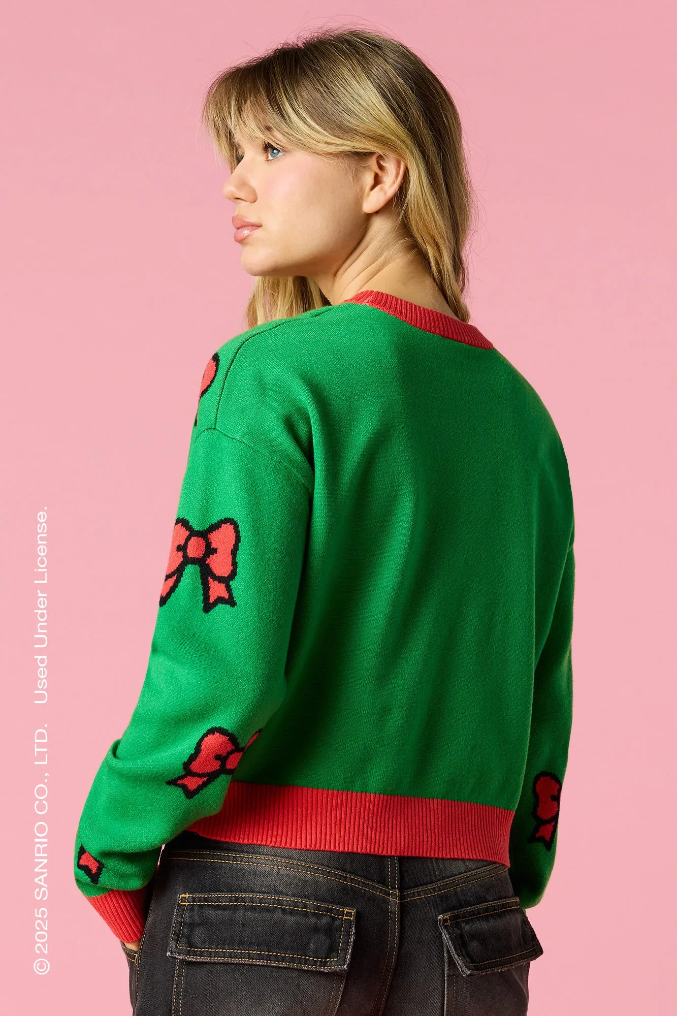 My Melody™ & Kuromi™ Christmas Sweater sold by Urban Planet product image thumbnail 2