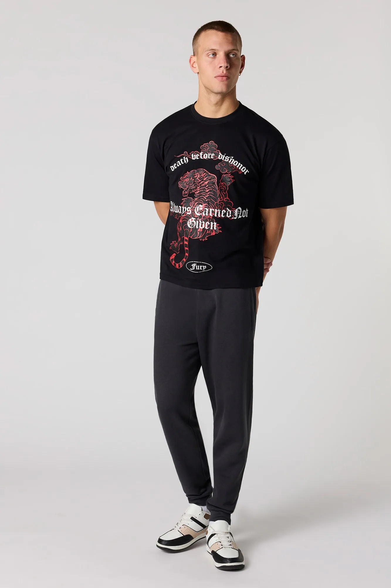 Tiger Puff Print T-Shirt sold by Urban Planet product image thumbnail 3