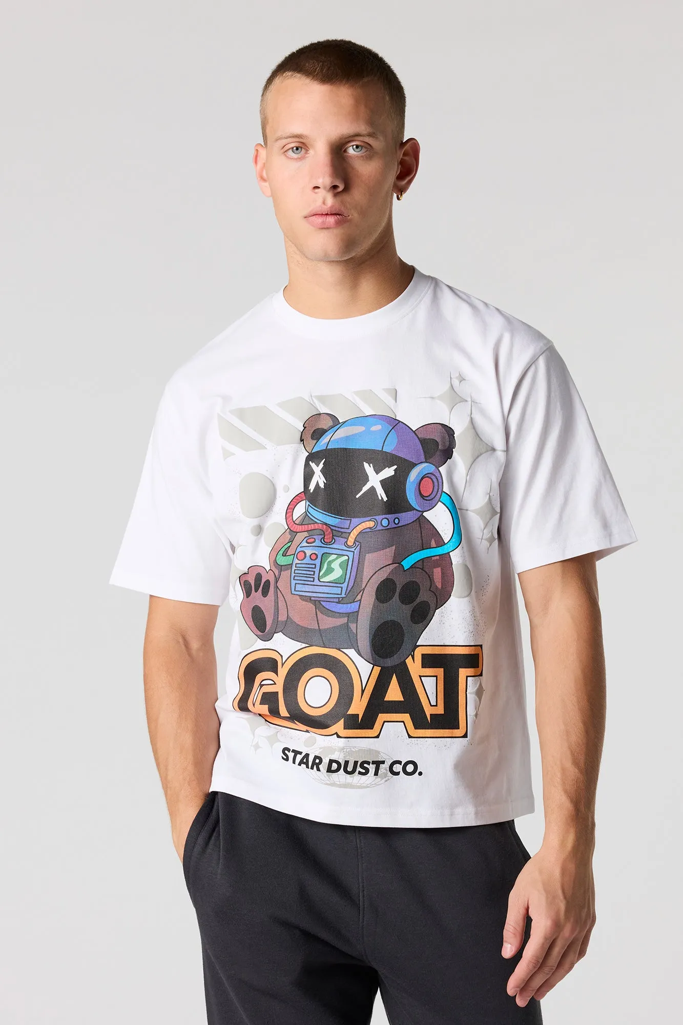 GOAT Bear Graphic T-Shirt sold by Urban Planet