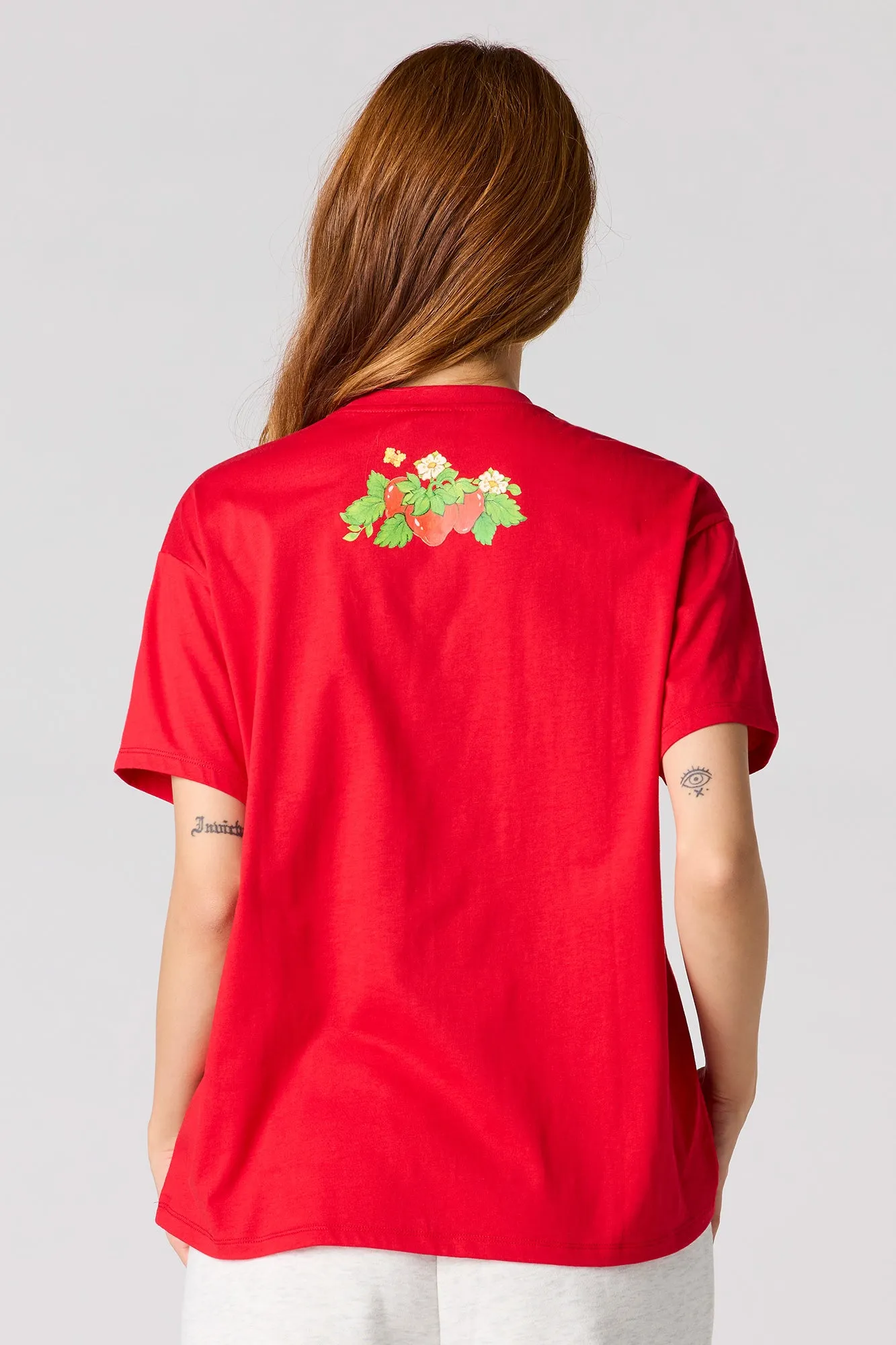 Strawberry Shortcake Graphic Boyfriend T-Shirt sold by Urban Planet product image thumbnail 5