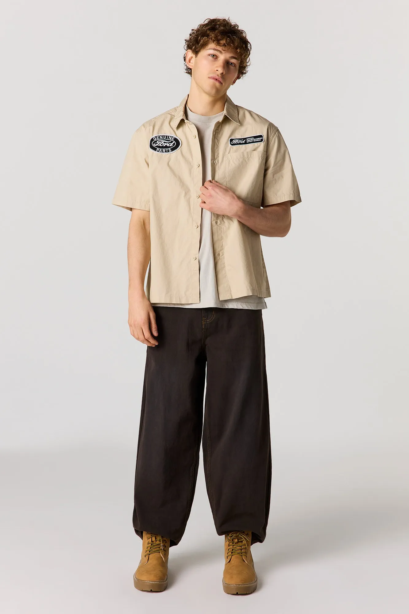 Ford Patch Button-Up Top sold by Urban Planet product image thumbnail 3