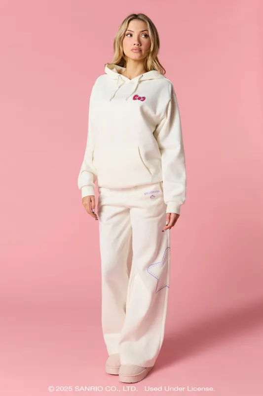 Hello Kitty® Winter Embroidered Fleece Sweatpant sold by Urban Planet