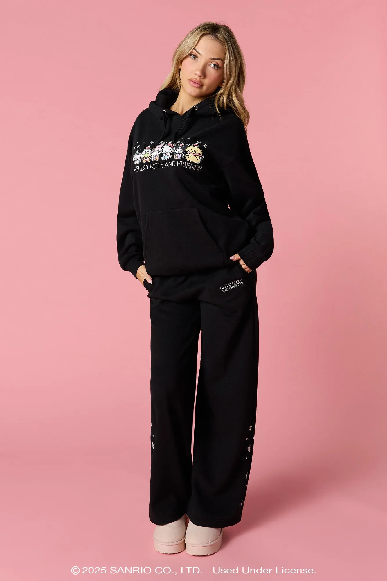 Hello Kitty® and Friends Embroidered Fleece Sweatpant sold by Urban Planet