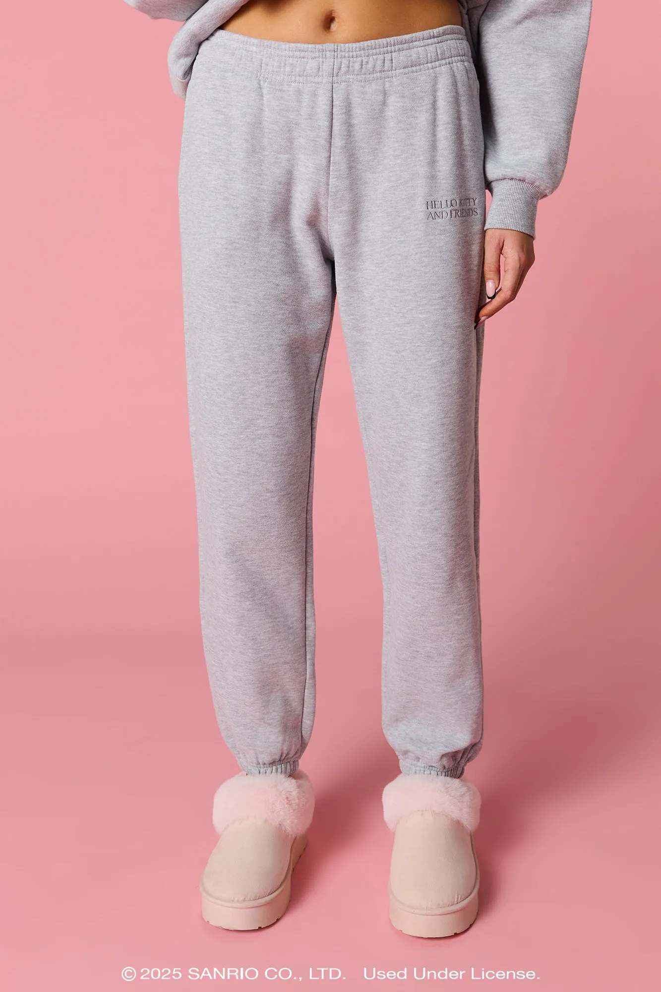 Hello Kitty® and Friends Embroidered Fleece Jogger sold by Urban Planet product image thumbnail 2
