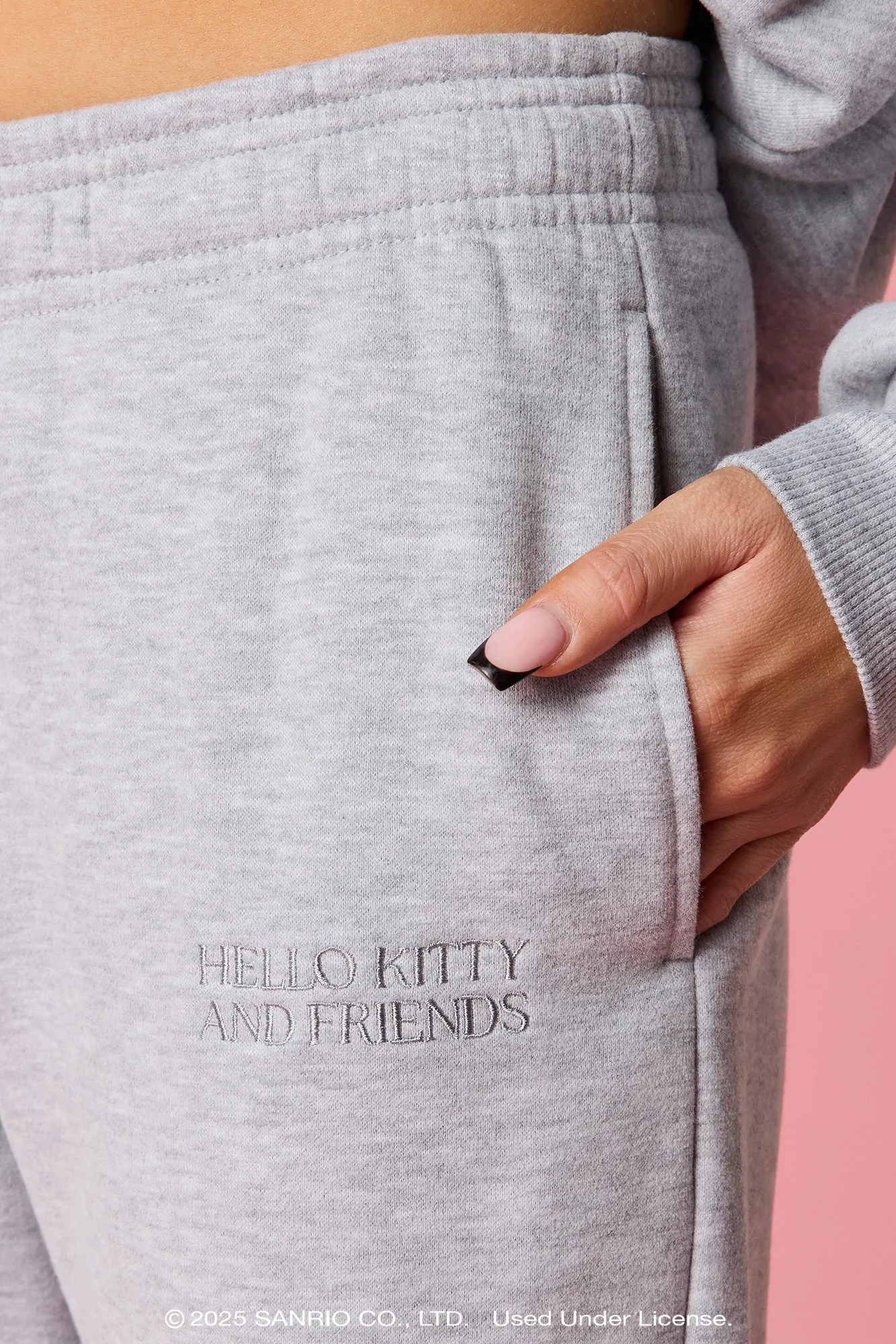 Hello Kitty® and Friends Embroidered Fleece Jogger sold by Urban Planet product image thumbnail 4