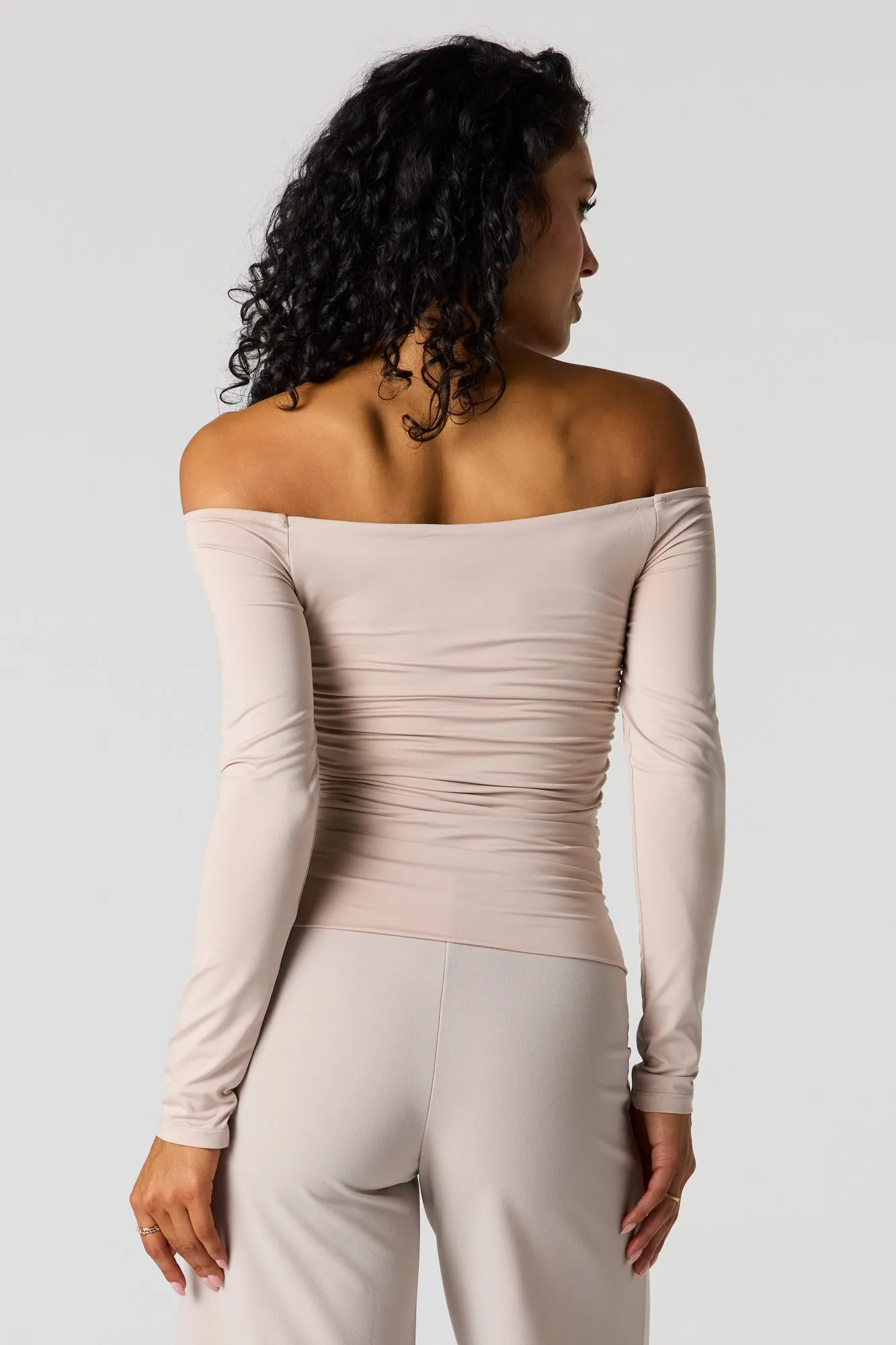 Contour Metal Accent Off-Shoulder Top sold by Urban Planet product image thumbnail 2