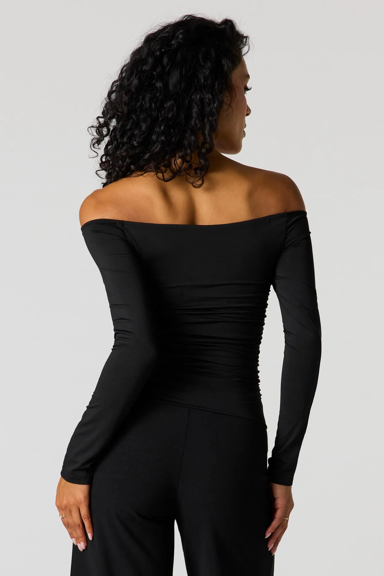 Contour Metal Accent Off-Shoulder Top sold by Urban Planet product image thumbnail 5