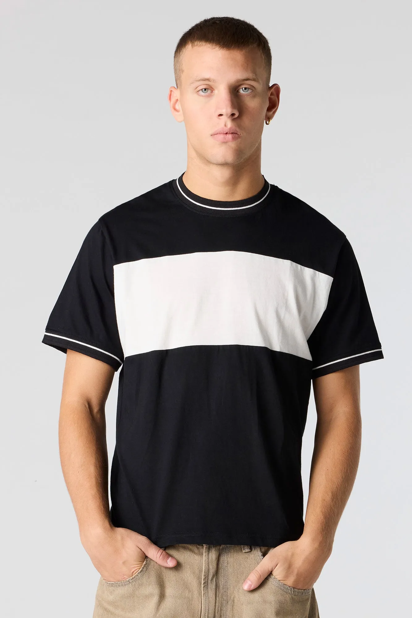 Solid T-Shirt sold by Urban Planet product image thumbnail 4