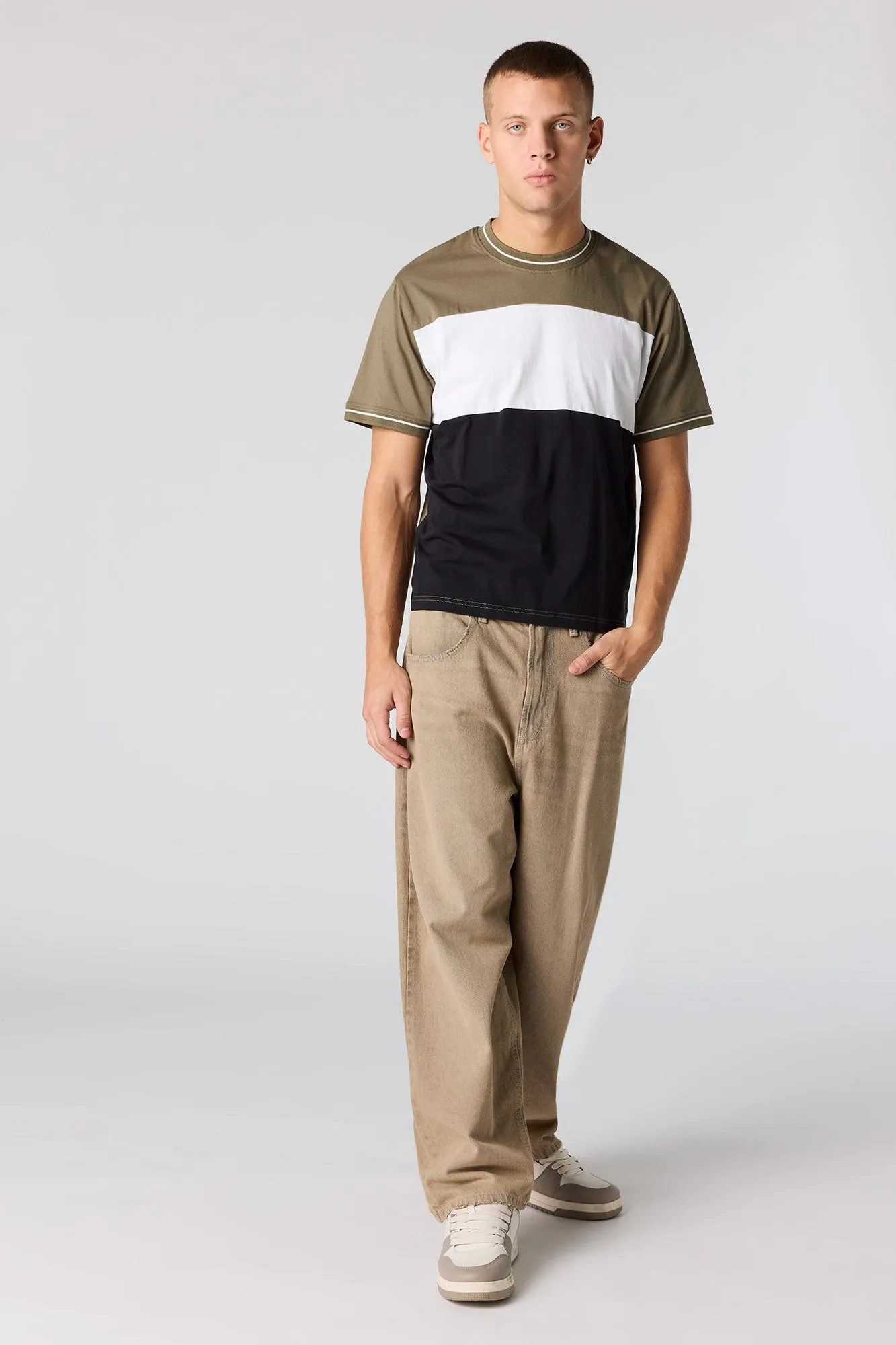 Solid T-Shirt sold by Urban Planet product image thumbnail 3