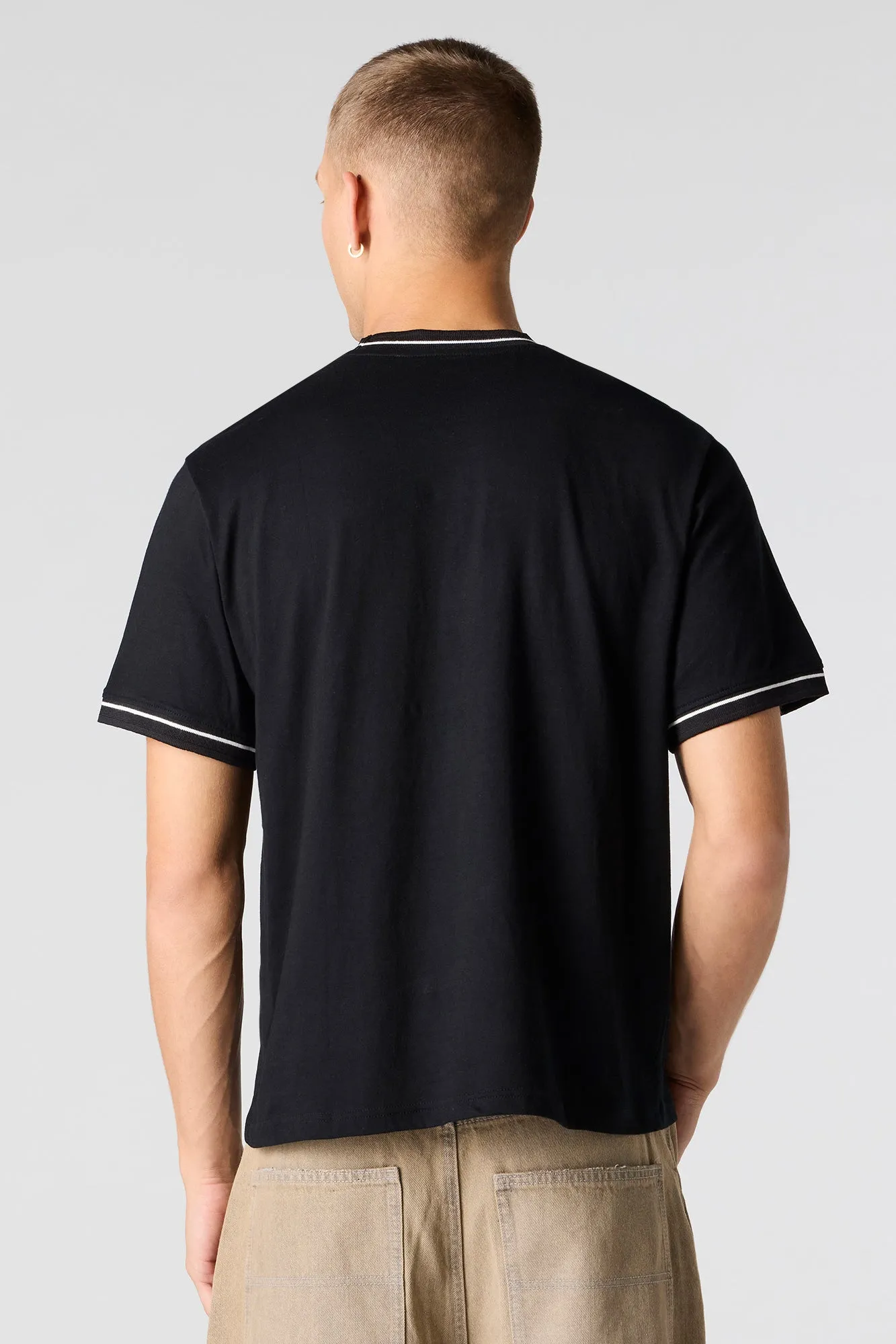 Solid T-Shirt sold by Urban Planet product image thumbnail 5