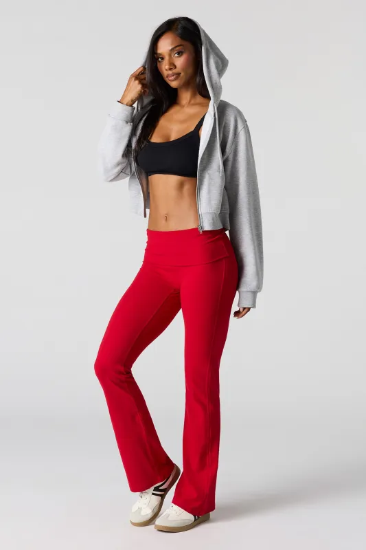 Active Foldover Flare Pant sold by Urban Planet
