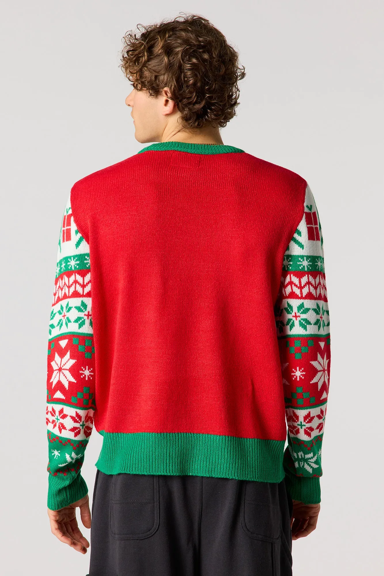 3D Pom Christmas Sweater sold by Urban Planet product image thumbnail 2