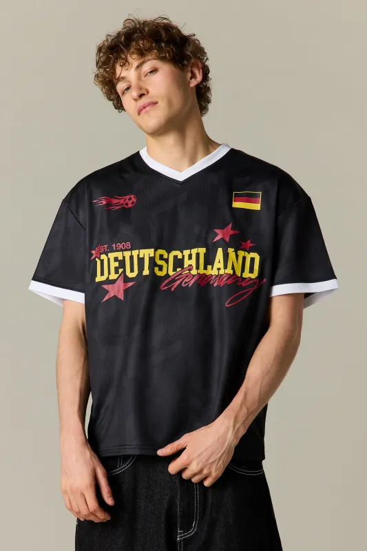 Germany Graphic Mesh Soccer Jersey sold by Urban Planet