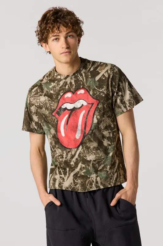 Rolling Stones Camo T-Shirt sold by Urban Planet