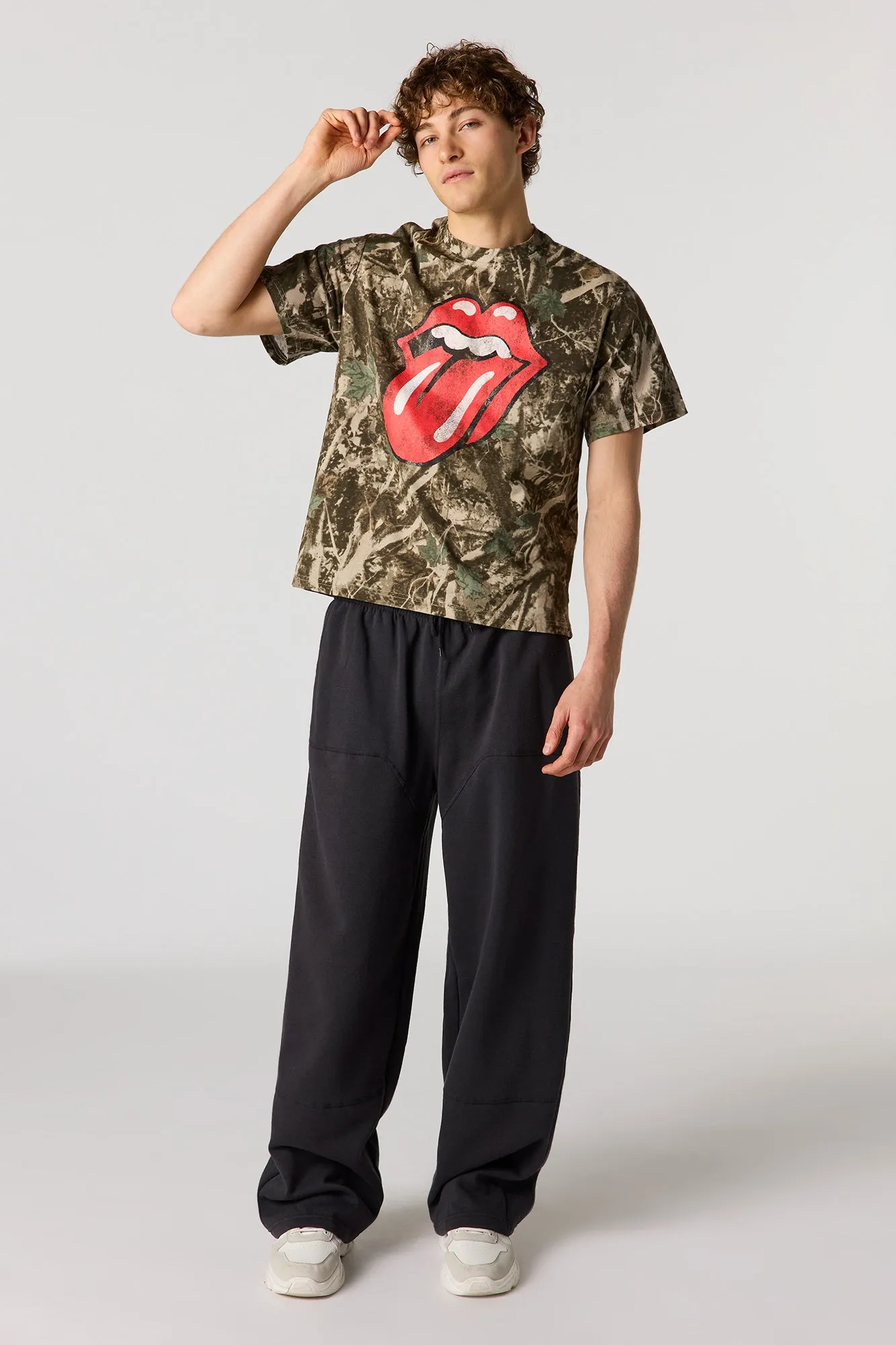 Rolling Stones Camo T-Shirt sold by Urban Planet product image thumbnail 3