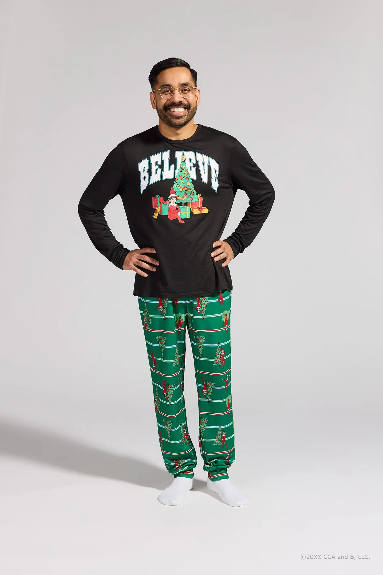 Mens Fammy Jammies Believe The Elf on the Shelf® Pajama Set sold by Urban Planet