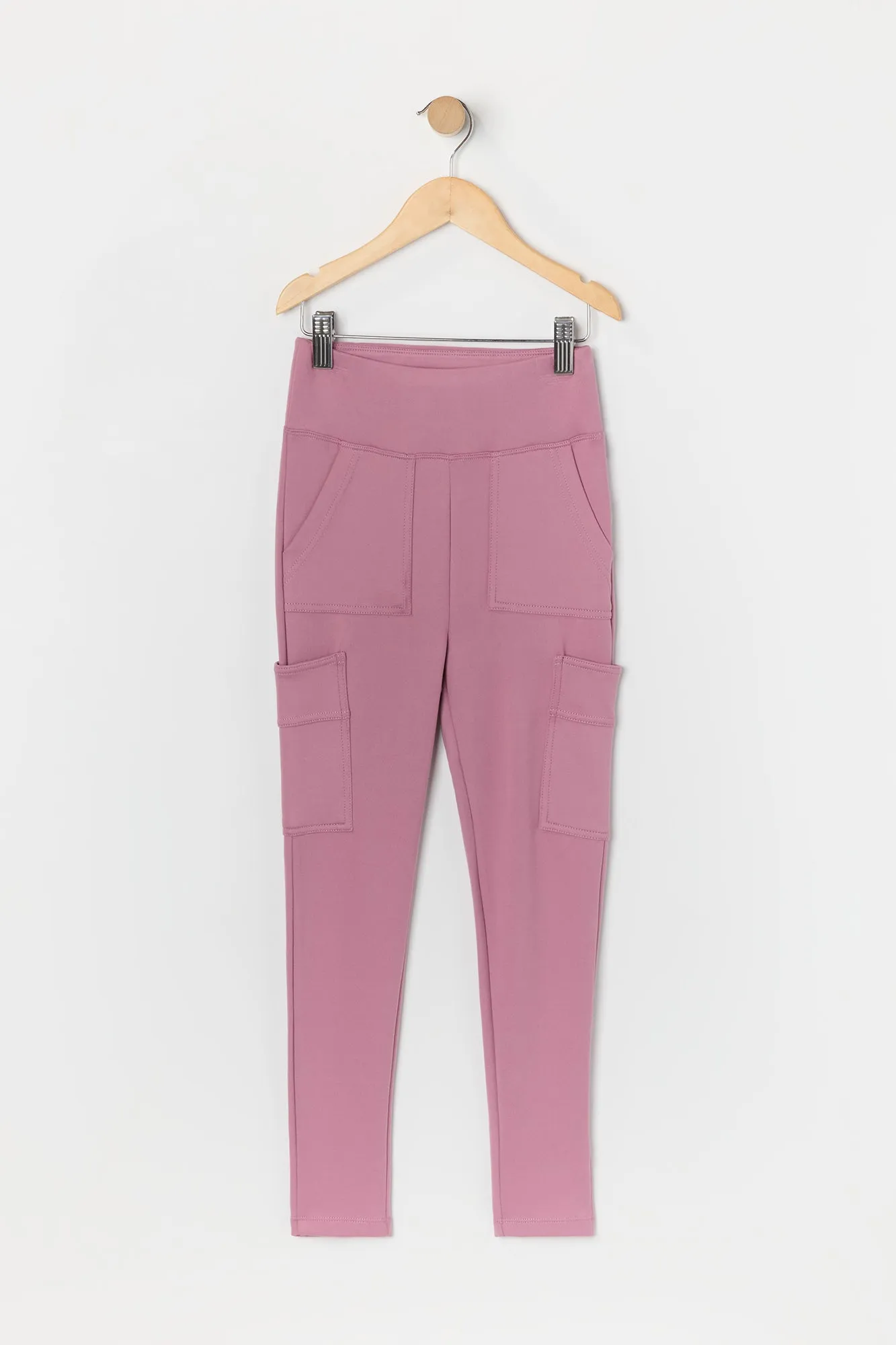 Legging cargo doux avec poches multiples pour fille sold by Urban Planet product image thumbnail 3