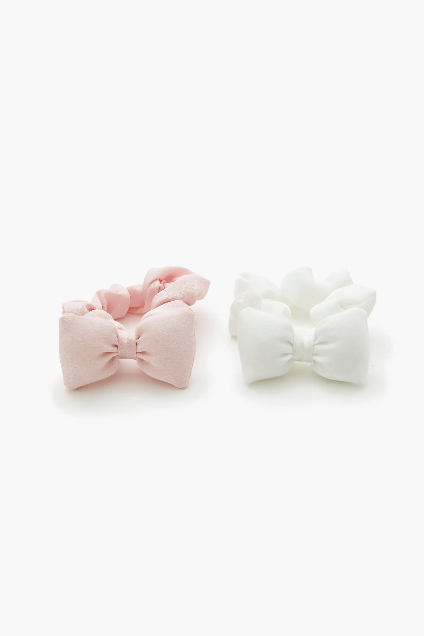 Bow Hair Scrunchie Set (2 Pcs) sold by Urban Planet