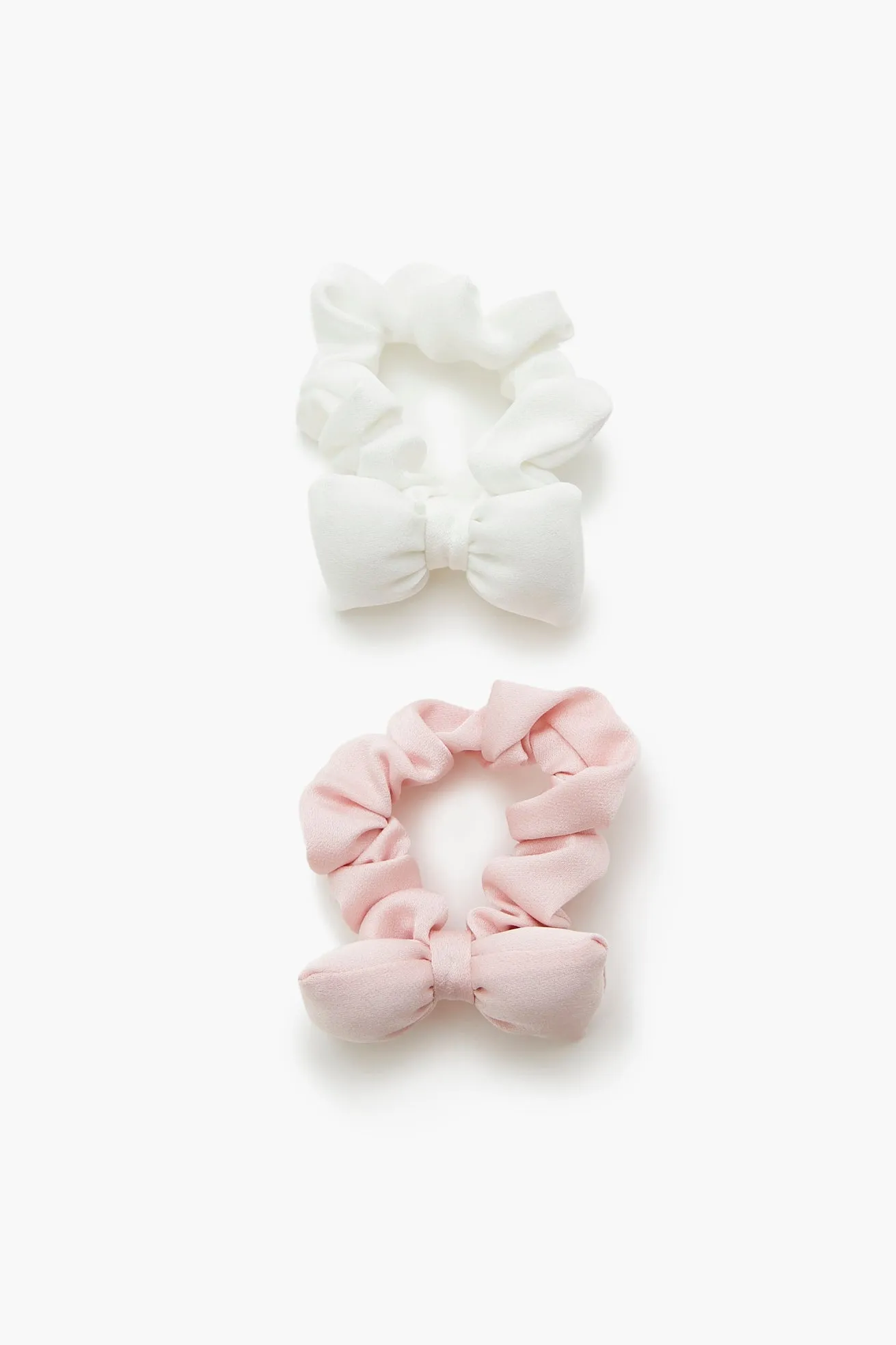 Bow Hair Scrunchie Set (2 Pcs) sold by Urban Planet product image thumbnail 2
