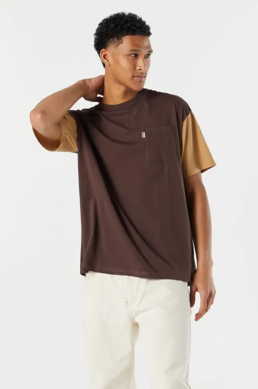 T-shirt avec manches contrastantes sold by Urban Planet