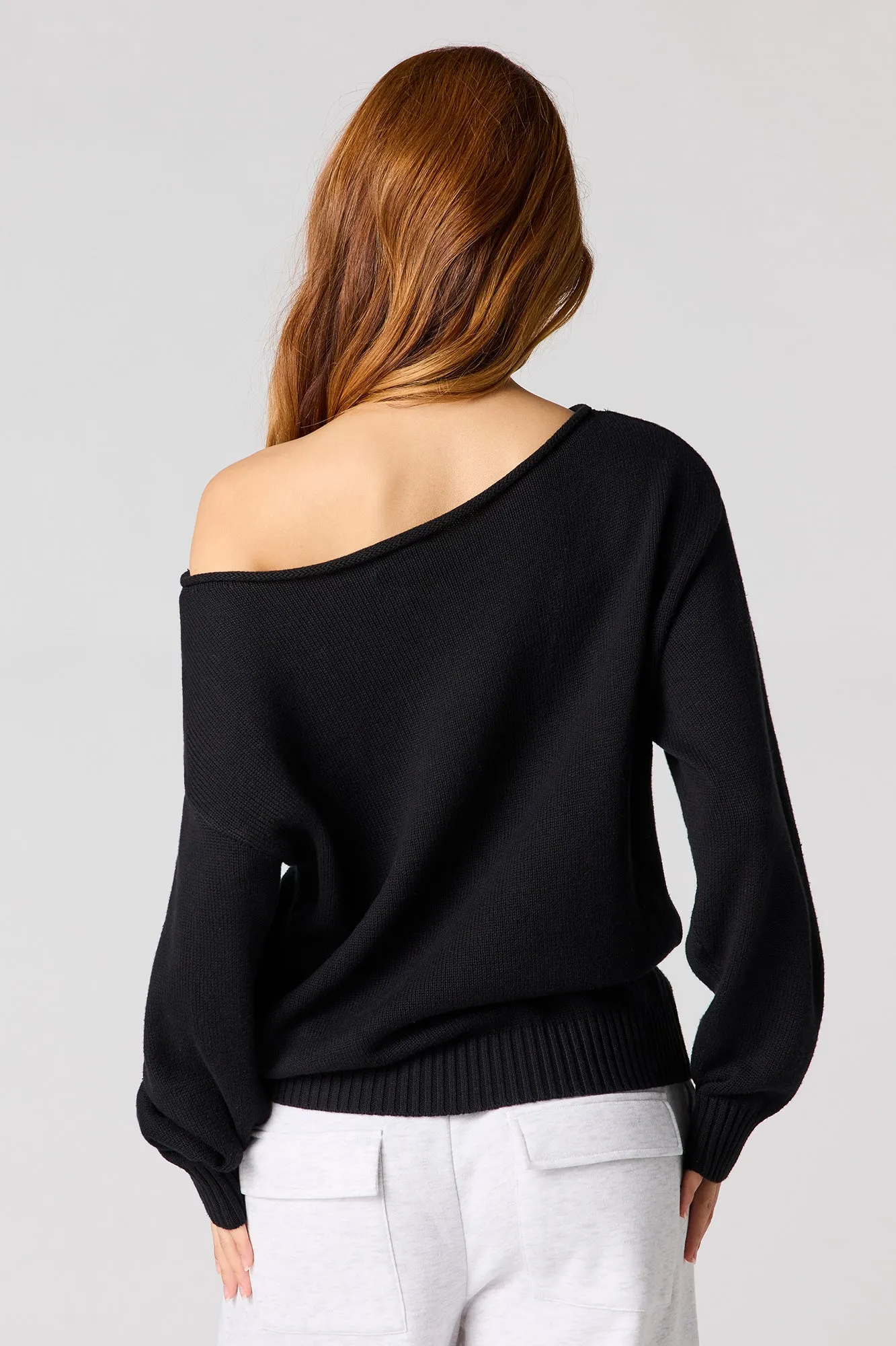Embroidered Off Shoulder Sweater sold by Urban Planet product image thumbnail 2